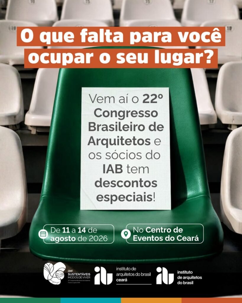 O que falta para garantir sua vaga no maior congresso de arquitetura do país?